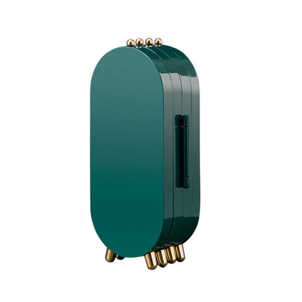 Jewelry Storage Box Earrings Necklace Bracelet Jewelry Box Household Multi-Function Fold Portable Jewelry Display Stand