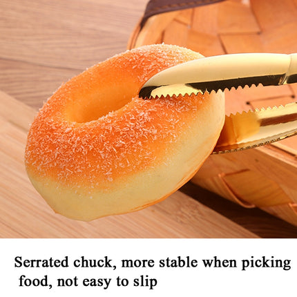 304 Stainless Steel Food Clip,Style:, Ice Clip (Gold), Ice Clip (Black) - DealBuddy