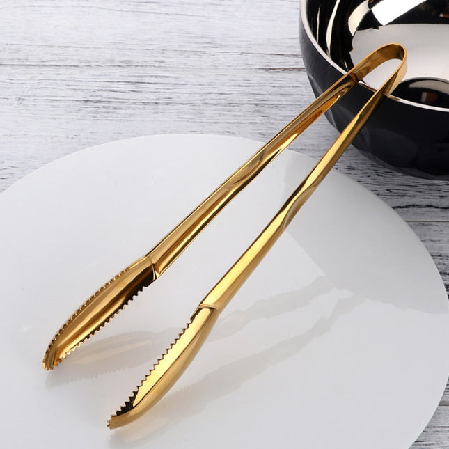 304 Stainless Steel Food Clip,Style:, Ice Clip (Gold), Ice Clip (Black) - DealBuddy