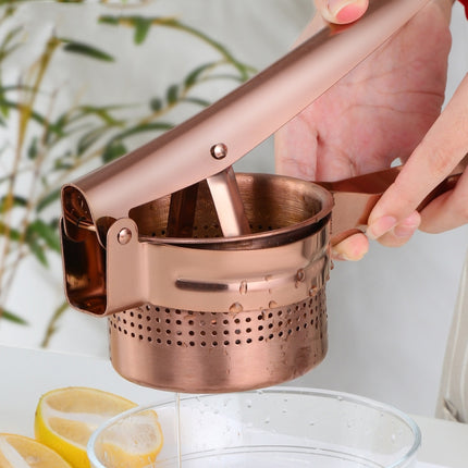 Stainless Steel Manual Juicer Detachable Juicer Commercial Large Capacity Fruit Juicer, Golden, Rose Gold, Magic Colorful, Magic Red - DealBuddy