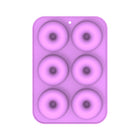 Oven Baking Tools Silicone Cake Donut Mold, 8 Even Brown, 6 Even Blue, 6 Even Purple, 6 Even Green, 6 Even Orange, 6 Even Yellow, 6 Even Red - DealBuddy