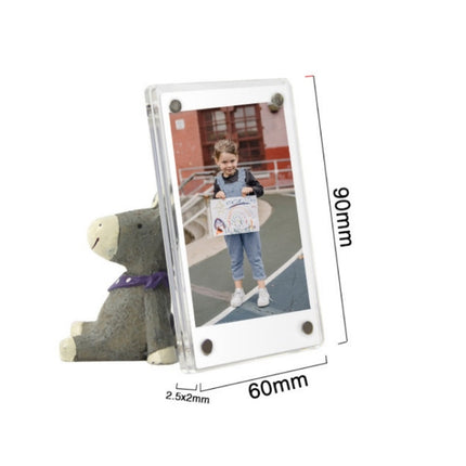 3 Inch Photo Acrylic Photo Frame Refrigerator Magnetic Sticker For Polaroid