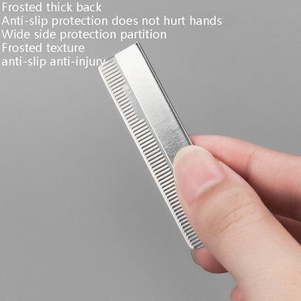 5 Box / Set Eyebrow Trimming Blade Stainless Steel Eyebrow Scraper