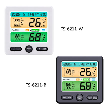 Indoor Color Digital Display Thermometer & Hygrometer Household Large-Screen Electronic Clock - DealBuddy