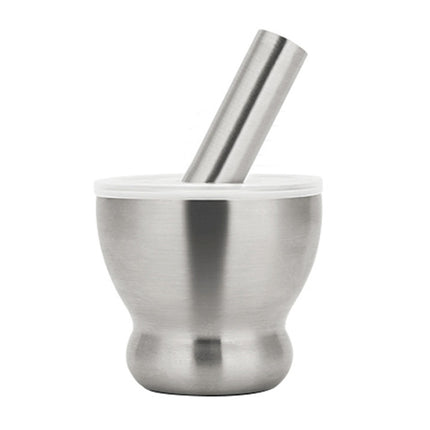 Kitchen 304 Stainless Steel Garlic Masher Spice Bean Nut Grinder, Straight Shape, Waist Shape, Drum Shape, Big Bowl Shape, Large Drum Shape - DealBuddy