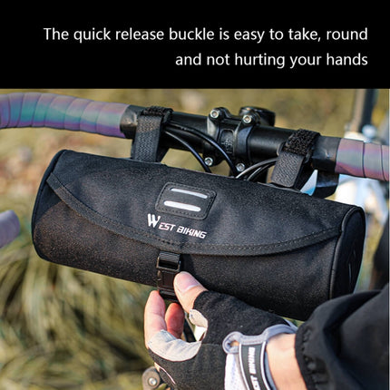 WEST BIKING YP0707247 Cycling Crossbeam Handle Drum Bag - DealBuddy