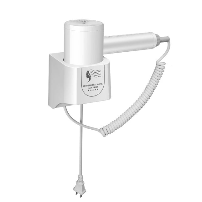 Hotel Hair Dryer Wall Mount High Power Hair Dryer Household Hair Cylinder Dryer, CN Plug, White, Black, Hotel Hairdryer White - DealBuddy