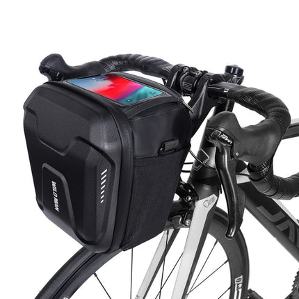 WILD MAN GS9 Mountain Bike Handle Bag Hanging Bag Riding Head Bag Touch Screen EVA Hard Shell Bag - DealBuddy