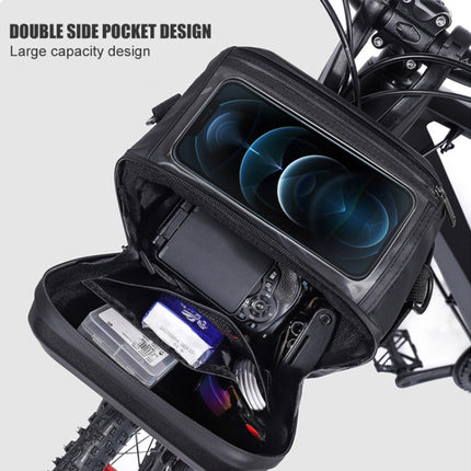 WILD MAN GS9 Mountain Bike Handle Bag Hanging Bag Riding Head Bag Touch Screen EVA Hard Shell Bag - DealBuddy
