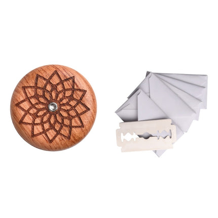 Bread Baguette Round Knife Wooden Double-Sided Bread Trimming Knife With 5 Blades, Beech, Flower Pear Wood, Pattern 1 Flower Pear Wood, Pattern 2 Flower Pear Wood, Pattern 3 Flower Pear Wood, Pattern 4 Flower Pear Wood, Pattern 5 Flower Pear Wood      ... - DealBuddy