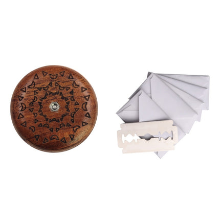 Bread Baguette Round Knife Wooden Double-Sided Bread Trimming Knife With 5 Blades, Beech, Flower Pear Wood, Pattern 1 Flower Pear Wood, Pattern 2 Flower Pear Wood, Pattern 3 Flower Pear Wood, Pattern 4 Flower Pear Wood, Pattern 5 Flower Pear Wood      ... - DealBuddy