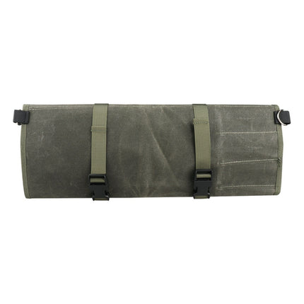 Oil Wax Canvas Roll Chef Knife Storage Bag