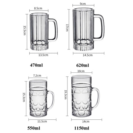 Acrylic Beer Glass KTV Bar Beer Glass, 2 PCS 470ml No. 1  Cup, 620ml  No. 2 Cup, 550ml  No. 3 Cup, 1150ml   No. 4  Cup, 370ml No. 5  Cup, 550ml No. 6  Cup, 450ml  No. 7 Cup, 500ml No. 8   Cup, 3 PCS 320ml  No. 9 Cup, 420ml No. 10   Cup, 520ml  No. 11  ... - DealBuddy