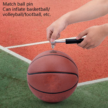 Bicycle Small Aluminum Alloy Pump Portable Mini Basketball Feeding Tube - DealBuddy