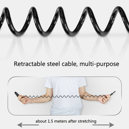 WEST BIKING YP0705063 Bicycle Lock Motorcycle Helmet Lock Anti-Theft Password Cable Lock - DealBuddy
