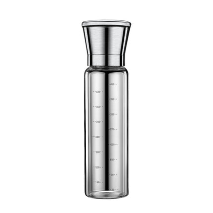 304 Stainless Steel Sea Salt Pepper Grinder Home Pepper Coffee  Manual Grinding Bottle, 450ml - DealBuddy