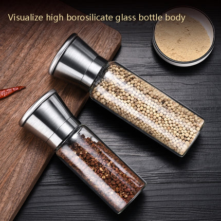 304 Stainless Steel Sea Salt Pepper Grinder Home Pepper Coffee  Manual Grinding Bottle, 450ml - DealBuddy
