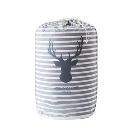 Large-capacity Household Waterproof Moisture-proof Quilt Storage Bag Packing Bag, Striped Deer, Cute Beer, Cactus, Garlands - DealBuddy
