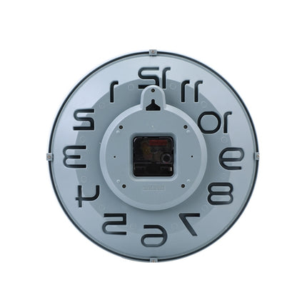 12 Inch Living Room Silent Wall Clock Round Stereo 3D Digital Wall Clock