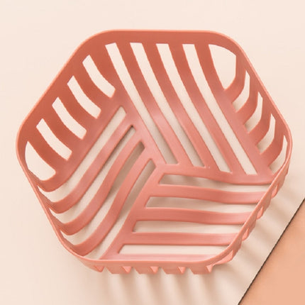 Hollow Fruit Basin Household Fruit Drain Basket Kitchen Vegetable Washing Plastic Basin