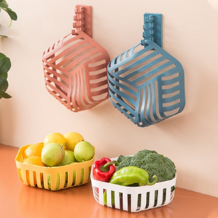Hollow Fruit Basin Household Fruit Drain Basket Kitchen Vegetable Washing Plastic Basin