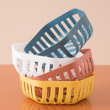 Hollow Fruit Basin Household Fruit Drain Basket Kitchen Vegetable Washing Plastic Basin