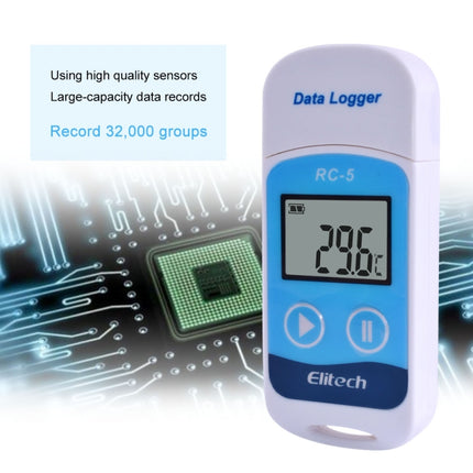TTE35065 Digital USB Temperature Data Logger for Warehouse Storage, Refrigerated, Cold Storage and Laboratory - DealBuddy