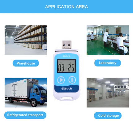 TTE35065 Digital USB Temperature Data Logger for Warehouse Storage, Refrigerated, Cold Storage and Laboratory - DealBuddy
