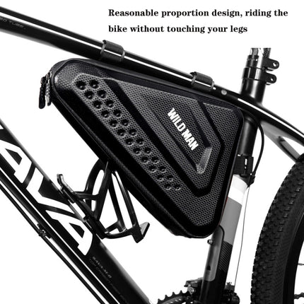 WILD MAN ES19 Bicycle EVA Hard Shell Triangle Bag Mountain Bike Front Beam Bag - DealBuddy