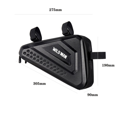 WILD MAN ES19 Bicycle EVA Hard Shell Triangle Bag Mountain Bike Front Beam Bag - DealBuddy