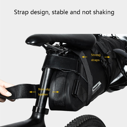 Rhinowalk RK19511 Full Waterproof Bicycle Saddle Tail Bag Big Capacity Road Bike Bag - DealBuddy