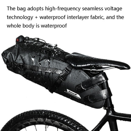 Rhinowalk RK19511 Full Waterproof Bicycle Saddle Tail Bag Big Capacity Road Bike Bag - DealBuddy