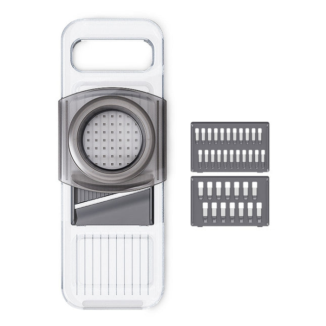 Multi-Function Slicker Kitchen Gadget Potato Slice Grater, Three Knives Gray, Six Knives Gray - DealBuddy