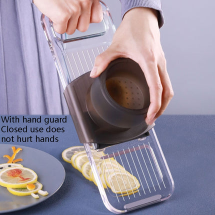Multi-Function Slicker Kitchen Gadget Potato Slice Grater, Three Knives Gray, Six Knives Gray - DealBuddy