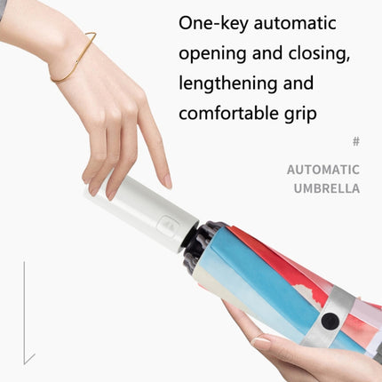 3021 Automatic Rain And Sun Dual-Purpose Umbrella Sun-Proof And Anti-Rebound Folding Umbrella