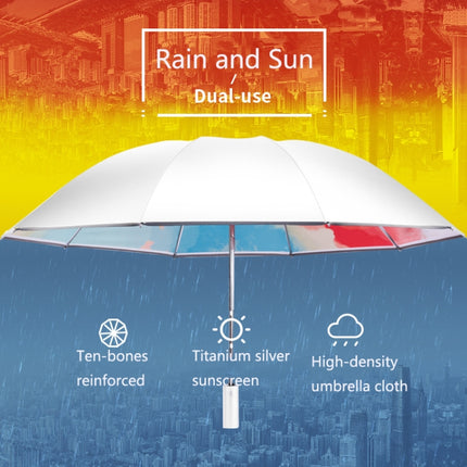 3021 Automatic Rain And Sun Dual-Purpose Umbrella Sun-Proof And Anti-Rebound Folding Umbrella