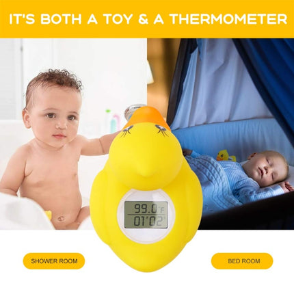 AF-023 Children Bath Thermometer Water Baby Bathing Yellow Duck Water Thermometer - DealBuddy