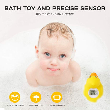 AF-023 Children Bath Thermometer Water Baby Bathing Yellow Duck Water Thermometer - DealBuddy