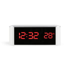 Home LED Mirror Multifunction Electronic Clock Mirror Clock Household Thermometer