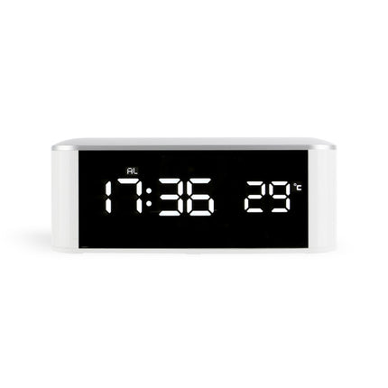 Home LED Mirror Multifunction Electronic Clock Mirror Clock Household Thermometer