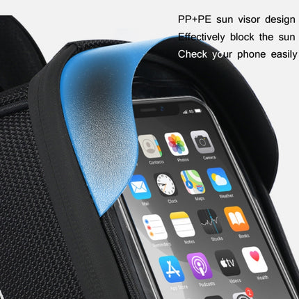 WEST BIKING West 6.9 Inches Rider Bike Reflective Mobile Phone Touch Screen Front Bag Mountain Bike Front Beam Upper Tube Bag - DealBuddy