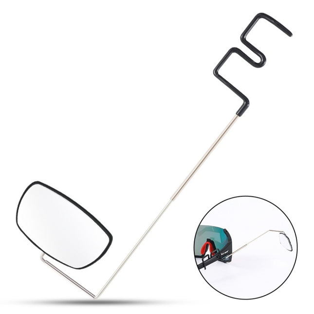 WEST BIKING Bicycle Riding Glasses Mini Rearview Mirror Multi-Angle Adjustable Flat Mirror - DealBuddy