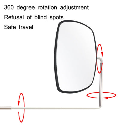 WEST BIKING Bicycle Riding Glasses Mini Rearview Mirror Multi-Angle Adjustable Flat Mirror - DealBuddy