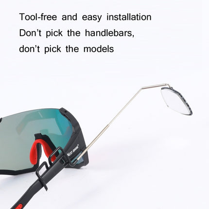 WEST BIKING Bicycle Riding Glasses Mini Rearview Mirror Multi-Angle Adjustable Flat Mirror - DealBuddy