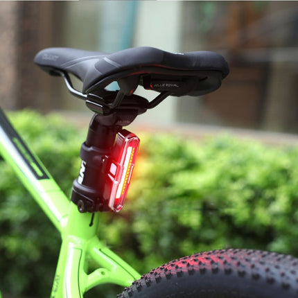 Bicycle Light USB Charging LED Warning Light Night Riding COB Tail Light, Specification: - DealBuddy