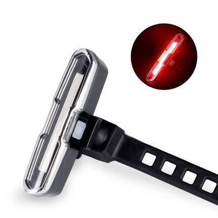 Bicycle Light USB Charging LED Warning Light Night Riding COB Tail Light, Specification: - DealBuddy
