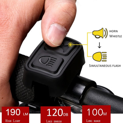 GOOFY DT-6105 Bicycle Horn Light Mountain Bike Front Light Warning Light Specification: - DealBuddy