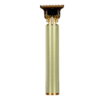 Hollow T-Shaped Steel Head Hair Trimmer USB Charging Carving Electric Hair Clipper, Steel Head (Gradient), Steel Head (Black), Steel Head (Gold), Steel Head (Silver)