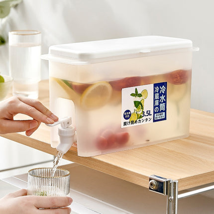 Household Cold Water Bottle With Faucet Refrigerator Fruit Teapot Summer Water Bucket