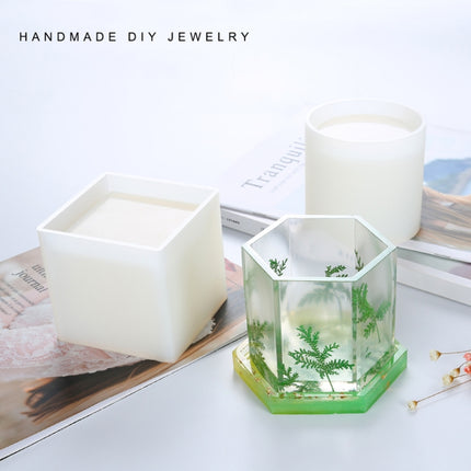 BM-02 Flower Pot Cup Pen Holder Silicone Mold